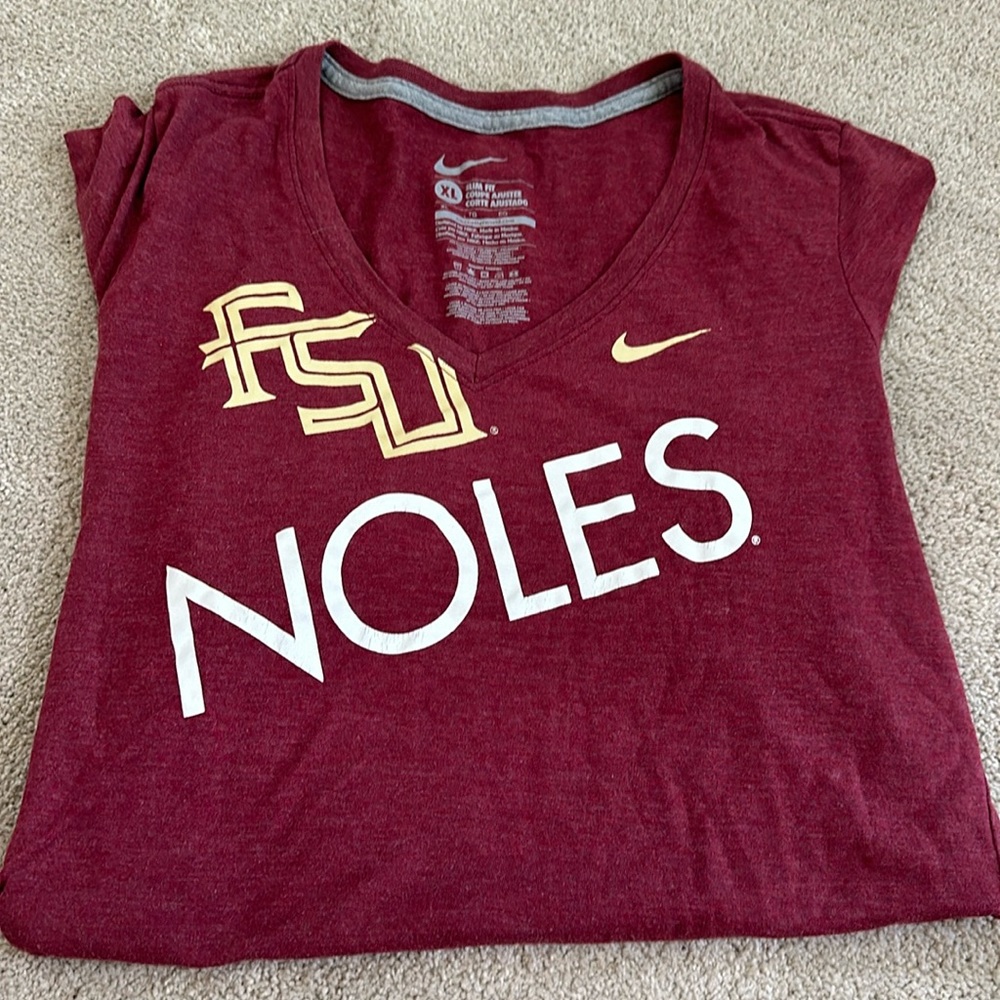 FSU slim fit Nike t shirt